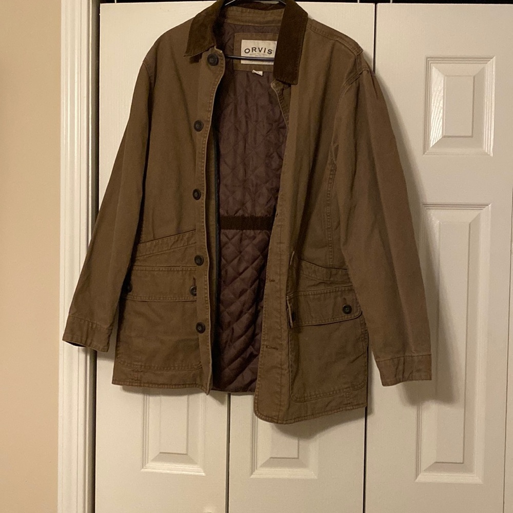 Orvis men’s canvas coat